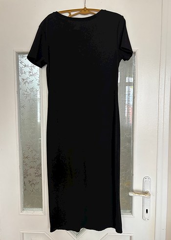 Siyah  Elbisesi, Kısa Kollu - Görsel 2