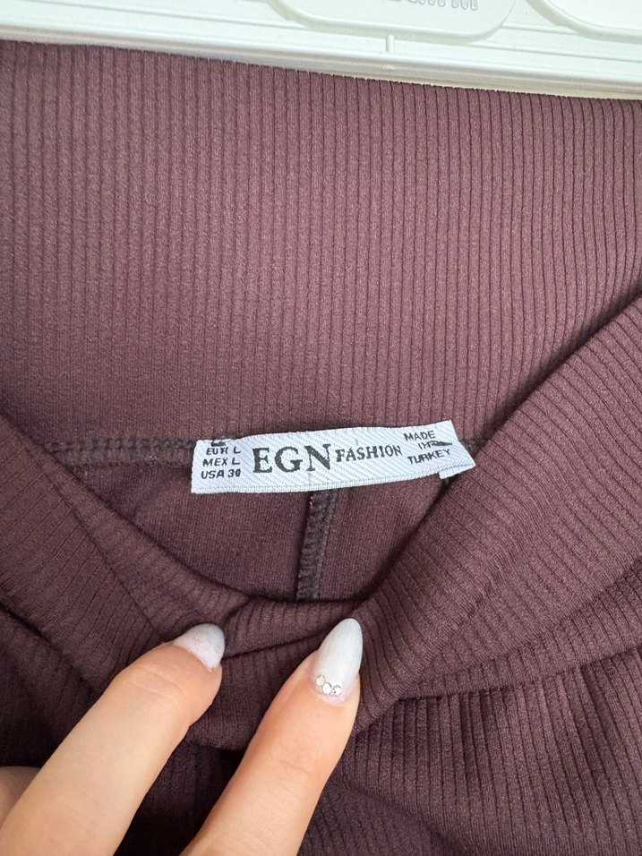 Kahverengi Kadın Tayt - Görsel 3