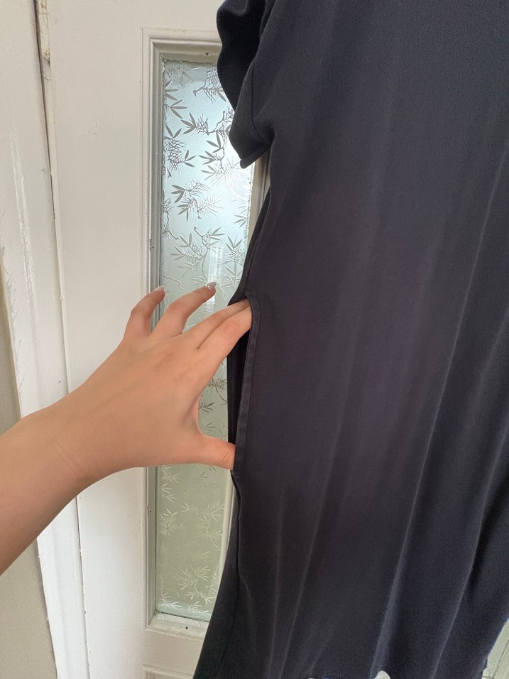 Siyah renk cepli elbise - Görsel 2