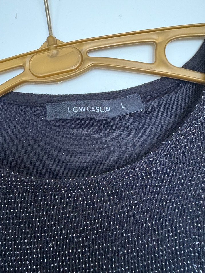 Siyah Triko Tek Kollu Uzun Kollu Bluz - Görsel 3