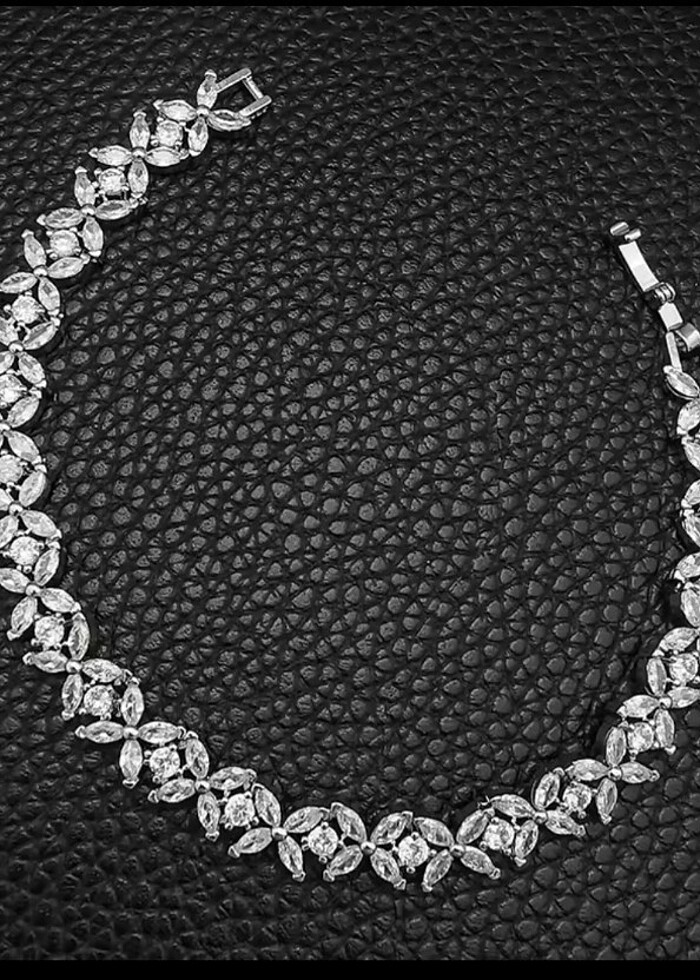 Xuping kaplama bileklik zirkonyum suyolu - Görsel 2