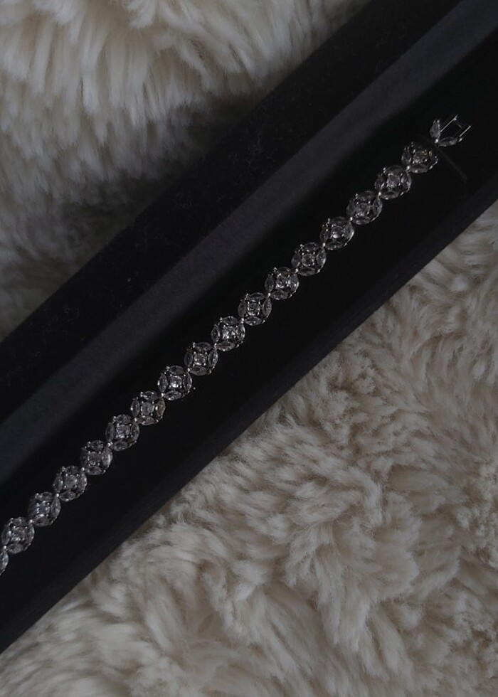 Xuping kaplama bileklik zirkonyum suyolu - Görsel 3