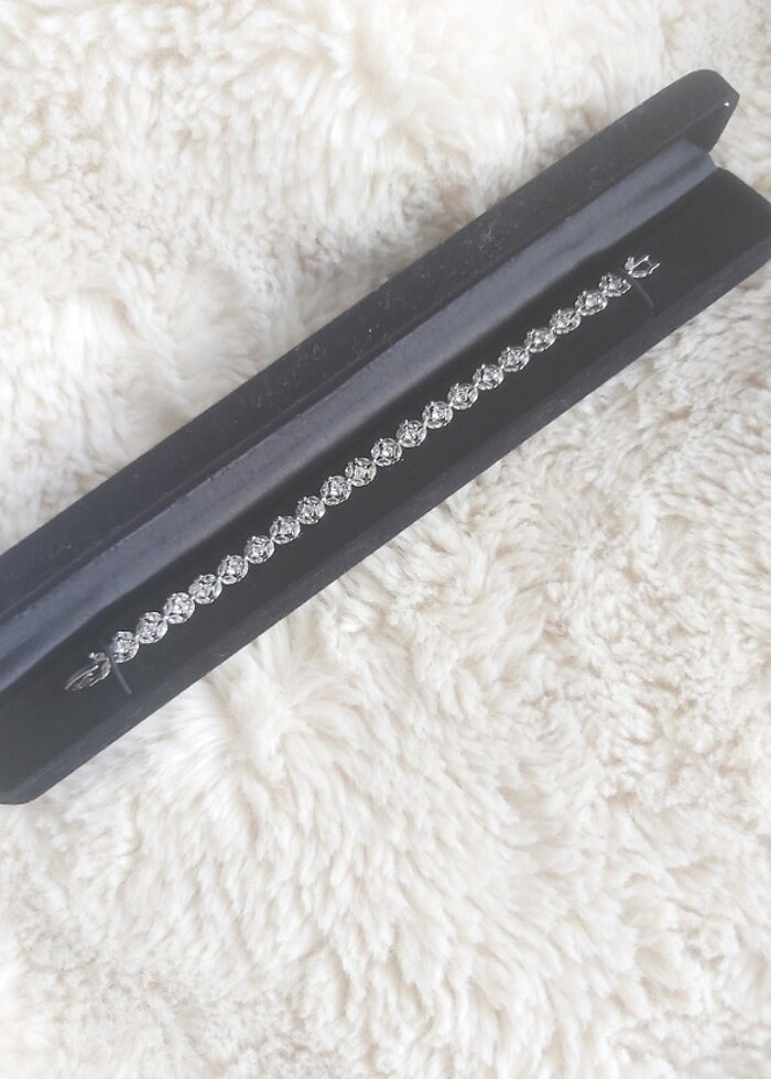 Xuping kaplama bileklik zirkonyum suyolu - Görsel 4