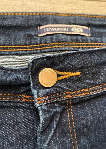 Kadın Lacivert Normal Kesim Denim Pantolon