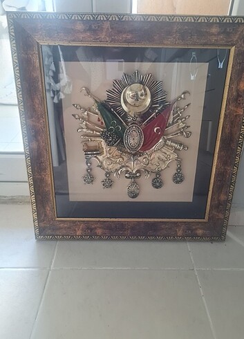 Tablo osmanli tugrasi 51x50 derinlil 7 cm