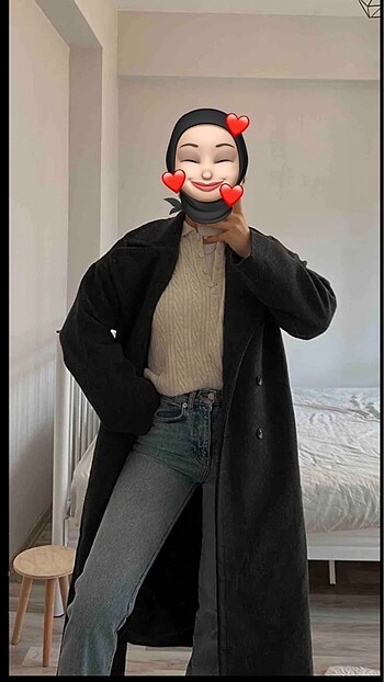 Kalın gri kaban