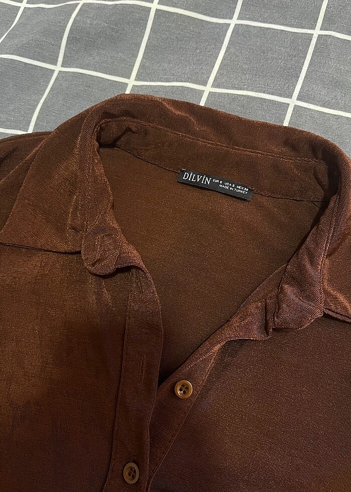 Dilvin Bağcıklı Mini Gömlek - Görsel 3