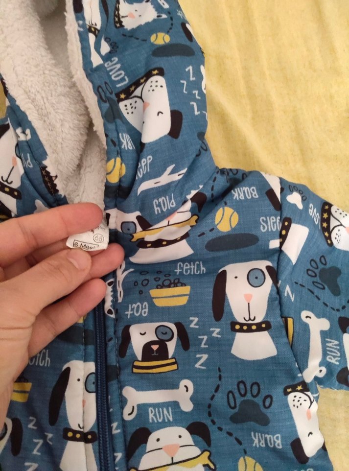 Kapüşonlu Fermuarlı Erkek Bebek Tulum - Görsel 4