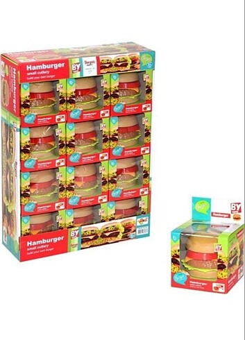 By toys sök tak hamburger oyuncak