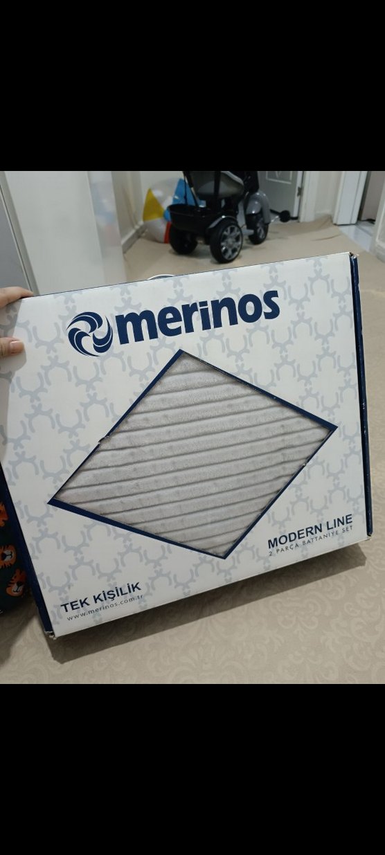 Gri 2 Parça Yatak Örtüsü Battaniye - Görsel 2