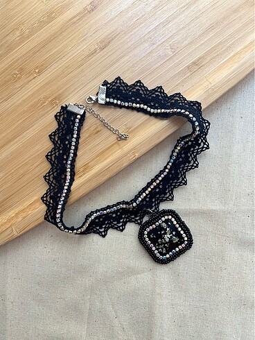 Dantel Choker kolye