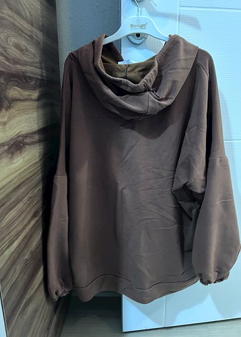Diğer Acı Kahve Kapüşonlu Sweatshirt
