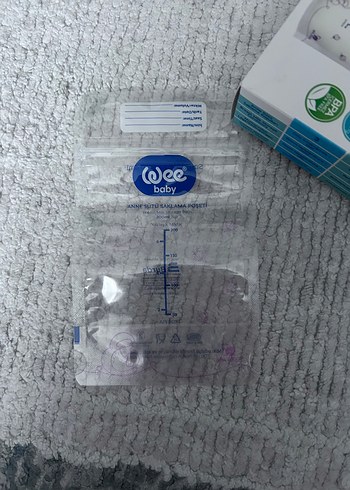  Beden Wee Baby 200ml Göğüs Sütü Saklama Poşeti 25'li