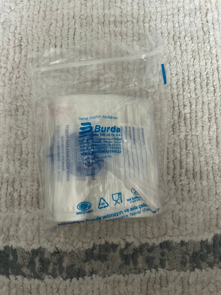 Wee Baby 200ml Göğüs Sütü Saklama Poşeti 25'li - Görsel 2