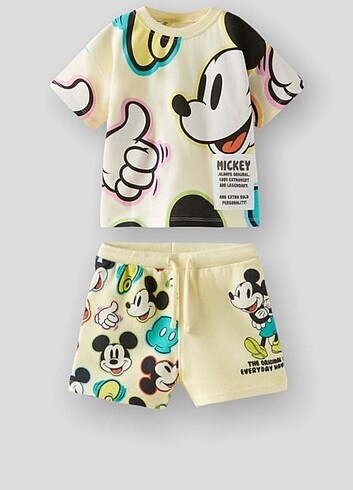 Zara Mickey MOUSE Baskılı Takım 