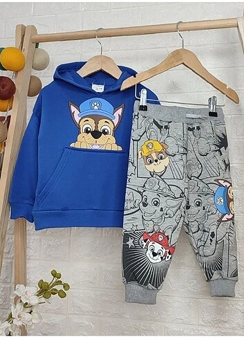 Paw Patrol Şardonlu Esofman Takımı 