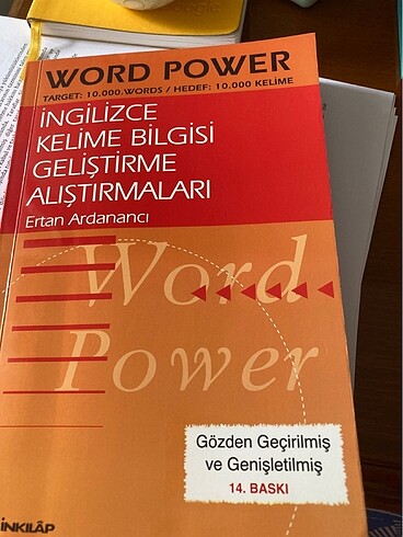 İngilizce kelime geliştirme kitabı