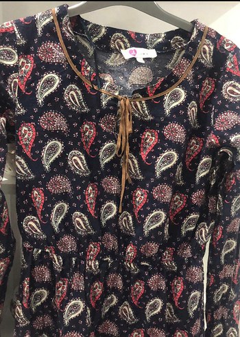 #KOTON ŞAL DESEN BELDEN LASTİKLİ iki kol arası 46 boy 62 Bohem - Görsel 3