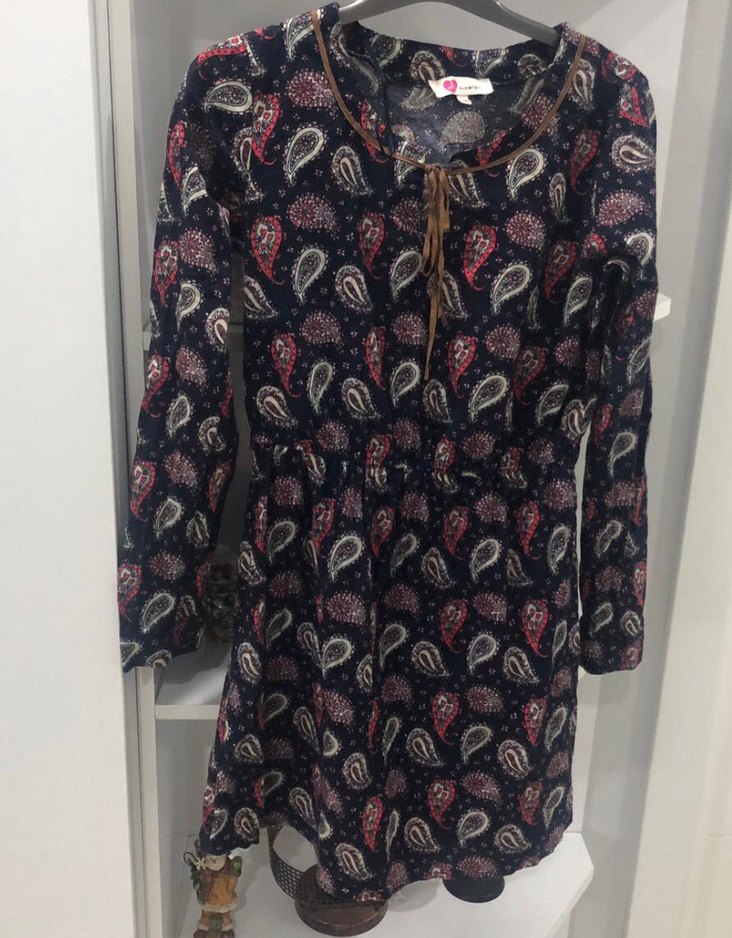 #KOTON ŞAL DESEN BELDEN LASTİKLİ iki kol arası 46 boy 62 Bohem - Görsel 2