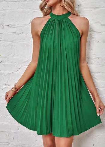 #KOTON L XL BEDENE UYGUN Yüksek yakalı, kolsuz ve pileli tasarım - Görsel 3