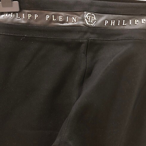 s Beden siyah Renk #PHILLIPP PLEIN YANLAR DERİ ŞERİT SUPER SEXY SLIM Bel 36 boy 91