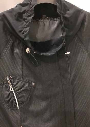 #Y-LONDON S M BEDENE Fermuarlı Siyah Gotik tarzı elbise - Görsel 5