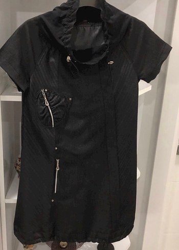 #Y-LONDON S M BEDENE Fermuarlı Siyah Gotik tarzı elbise - Görsel 3