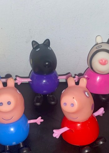 Renkli Karakter peppa Figürleri Seti - Görsel 4