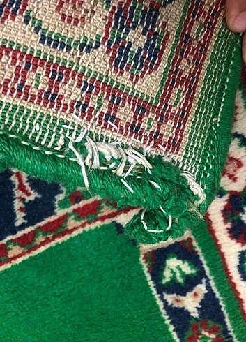 Beden yeşil Renk Antika El Dokuma Seccade