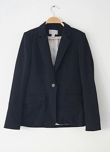 H&M siyah blazer ceket
