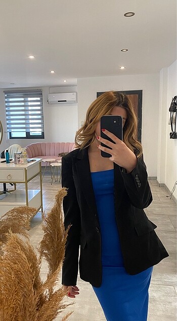 34 Beden H&M siyah blazer ceket