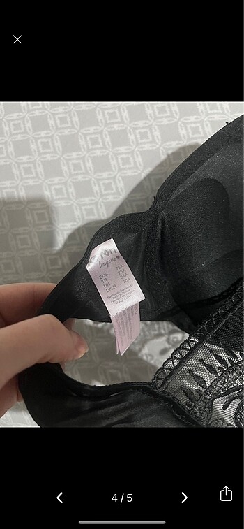 xs Beden siyah Renk Push up sütyen
