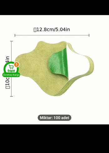 Diğer Diger 10 Adet Yeşil Ağrı Kesici Yapışkan Ped