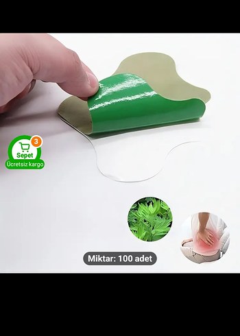  Beden Renk Diger 10 Adet Yeşil Ağrı Kesici Yapışkan Ped
