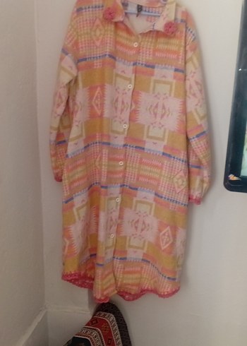 Uzun, bol kesim, çok renkli bohem kadın   oduncu hırka - Görsel 2