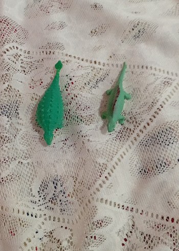 Pastel Yeşil Figür Oyuncaklar