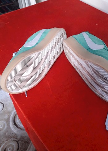 Nike Kadın Yeşil Spor Ayakkabı Bağcıklı Topuklu