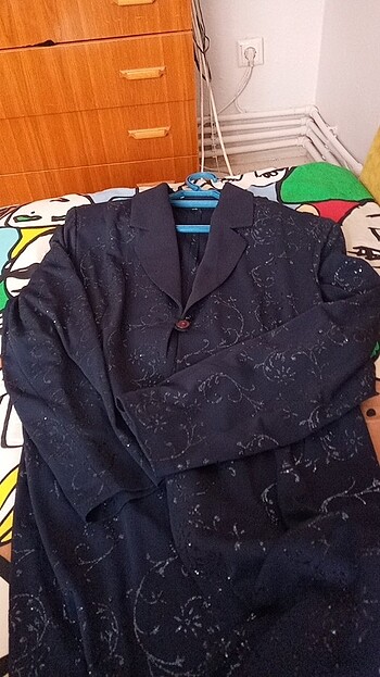 50 Beden siyah Renk Sıfır abiye ceket