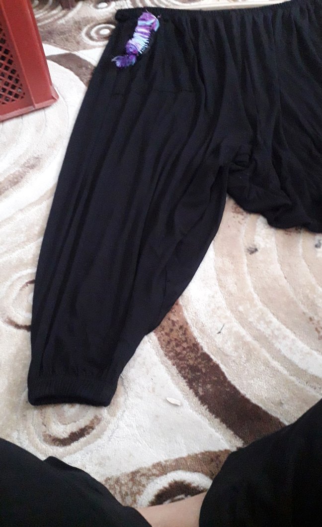 şalvar  cep detaylı penye bol kesim çok şık boy 93 cm  ka - Görsel 3