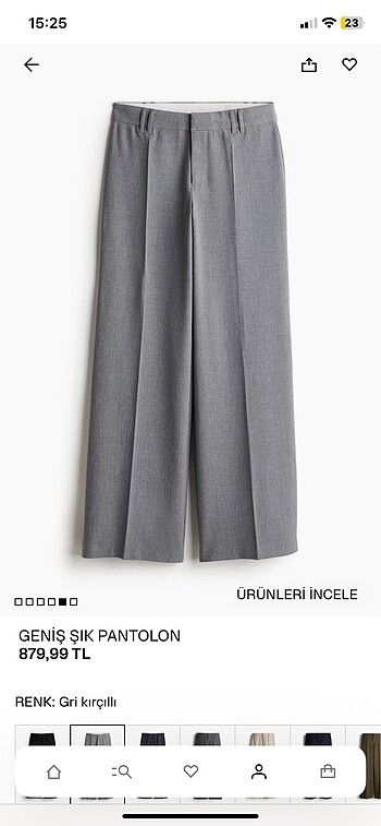 temiz pantolon h&m