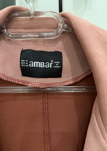 Diğer Pembe Süet Kadın Deri Ceket