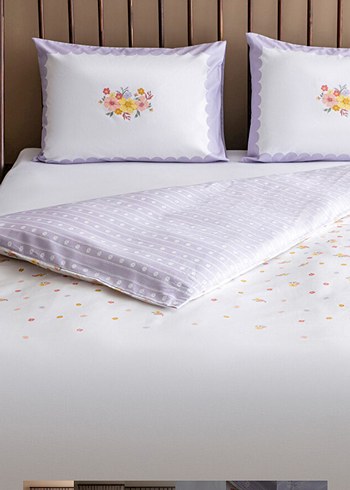 Lc Waikiki Home LCW HOME Çift Kişilik Çiçek Desenli Nevresim Seti