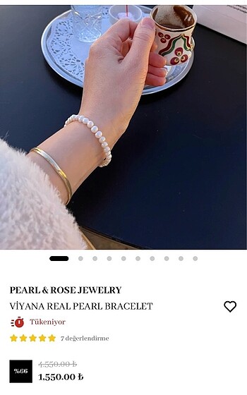 Beden Viyana Real Pearl Bracelet