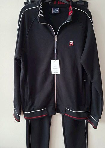 Tommy Hilfiger Siyah Spor Takim Rahat Ve Sik