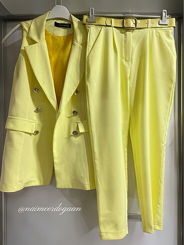Blazer Yelek Takım