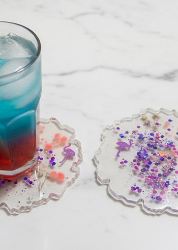 Epoksi bardak altligi 2 adet - Görsel 5