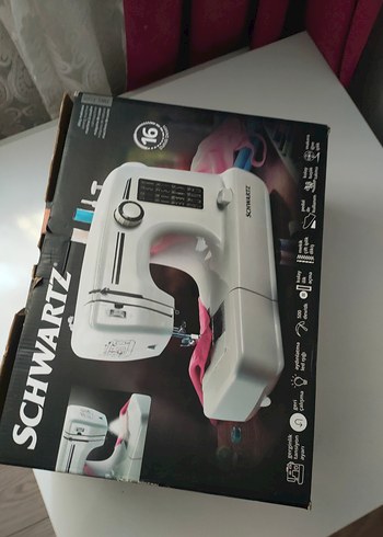 Schwartz Beyaz Dikiş Makinesi