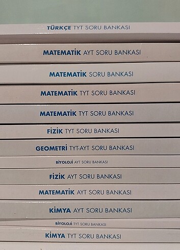 uğur yayınları tyt ayt sayısal full set soru bankaları