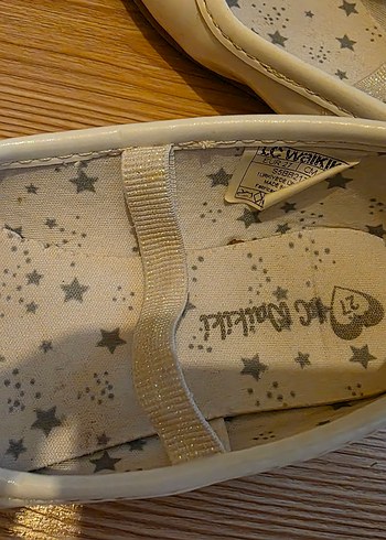 Kız Çocuk Beyaz Tokalı Babet Ayakkabı - Görsel 5