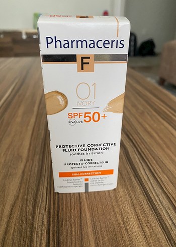 Pharmaceris SPF 50+ Sıvı Fondöten - Ivory 01